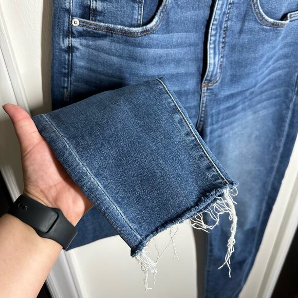 Loft Women's Mid Rise Skinny Jeans Mid Indigo Wash Size 29 Size 8 - Picture 4 of 11